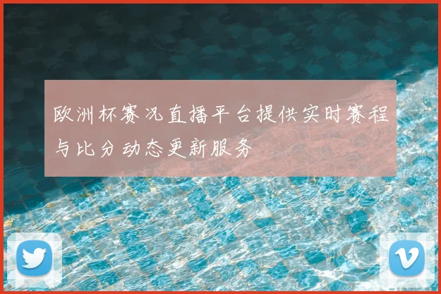 欧洲杯赛况直播平台提供实时赛程与比分动态更新服务