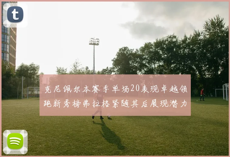 克尼佩尔本赛季单场20表现卓越领跑新秀榜弗拉格紧随其后展现潜力
